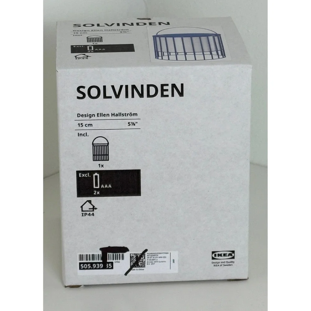 IKEA Solvinden LED Table Lamp Blue 5 7/8